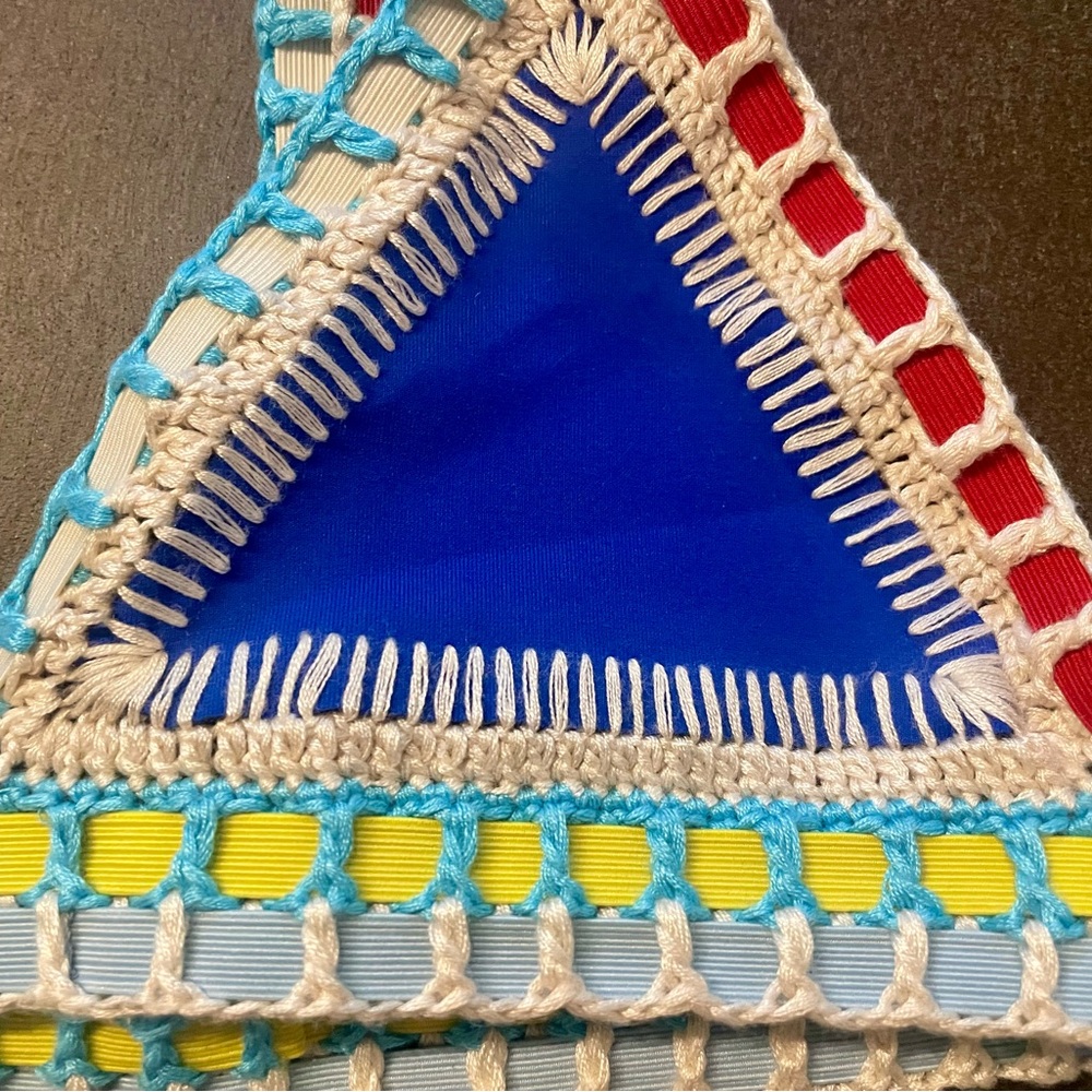 New KIINI Tuesday Bikini Top M medium blue